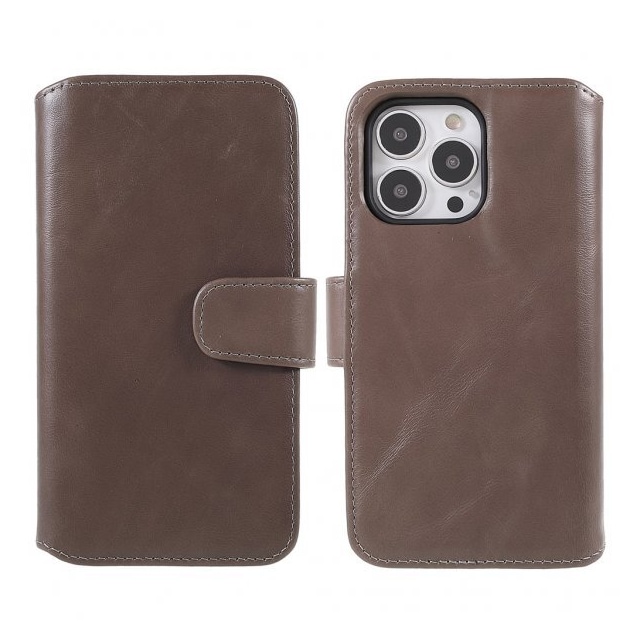 Nordic Covers iPhone 13 Pro Kotelo Essential Leather Moose Brown