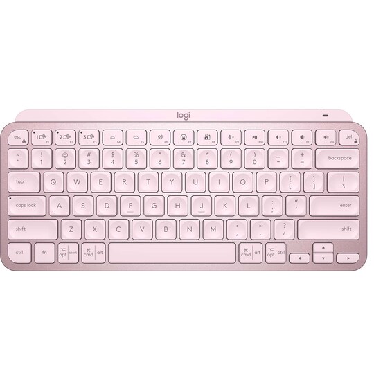 Logitech MX Keys Mini langaton näppäimistö (roosa) - Gigantti verkkokauppa