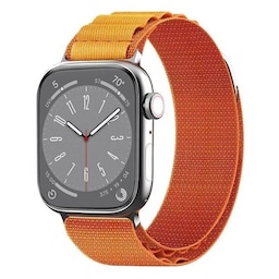 Artic Elastinen nailon ranneke Apple Watch 8 (41mm) - Oranssi