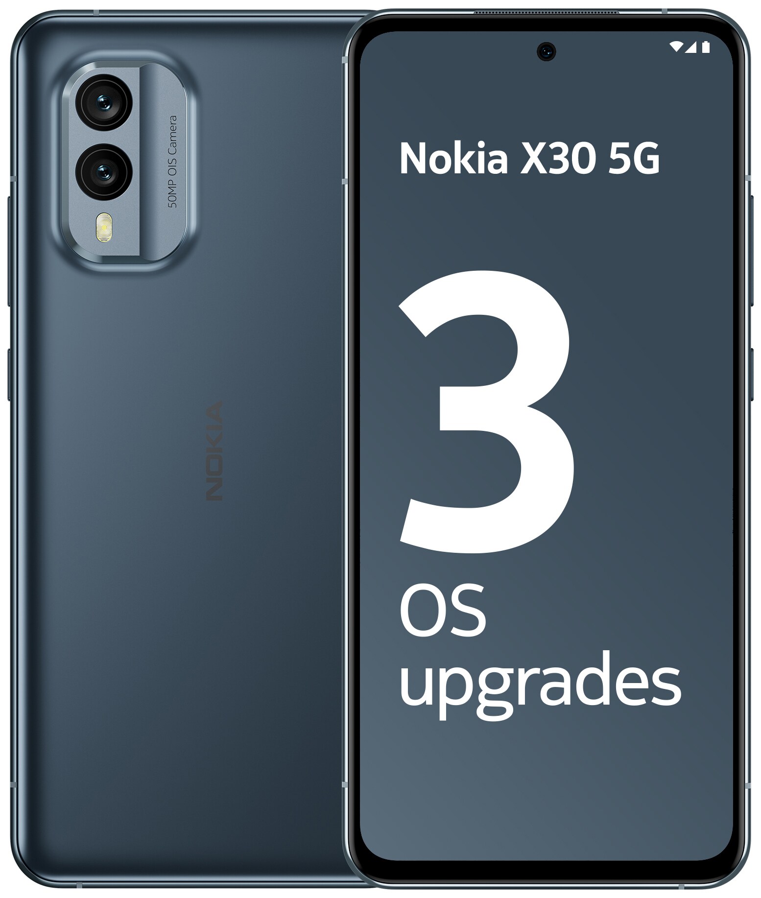 Nokia X30 5G älypuhelin 6/128 GB (sininen) - Gigantti verkkokauppa