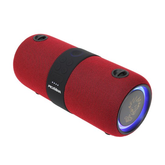 PexMan PM-10 kannettava Bluetooth-kaiutin, punainen - Gigantti verkkokauppa