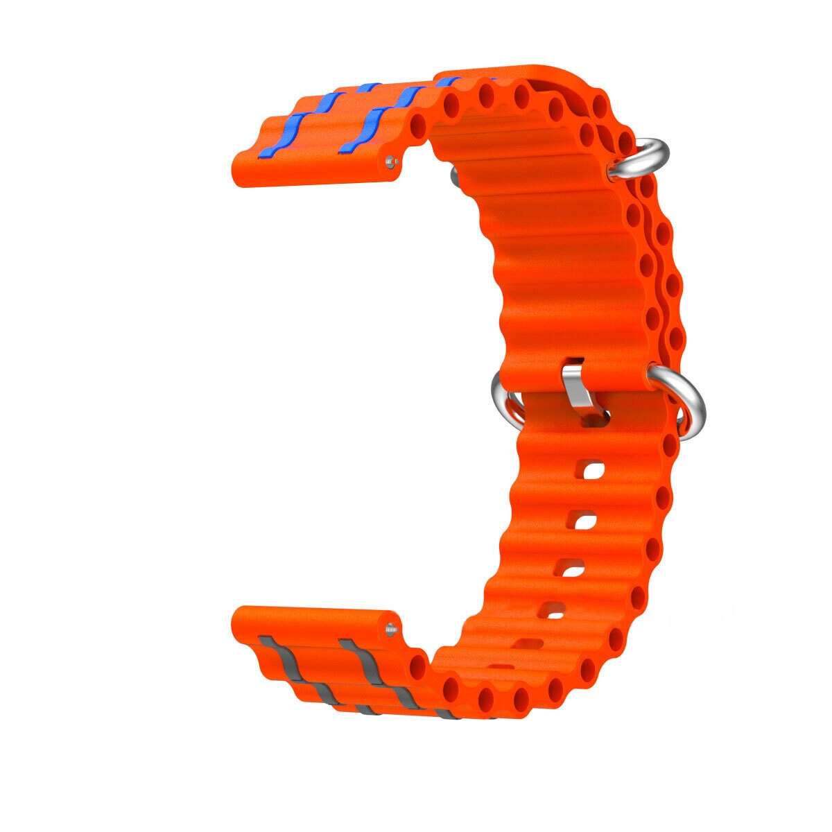Kellon ranneke silikoni Oranssi 22 mm - Gigantti verkkokauppa