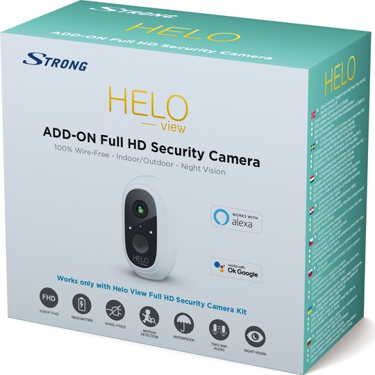 HELO IP-kamera laajennettu 1080p langaton sisä- / ulkotila - Gigantti  verkkokauppa
