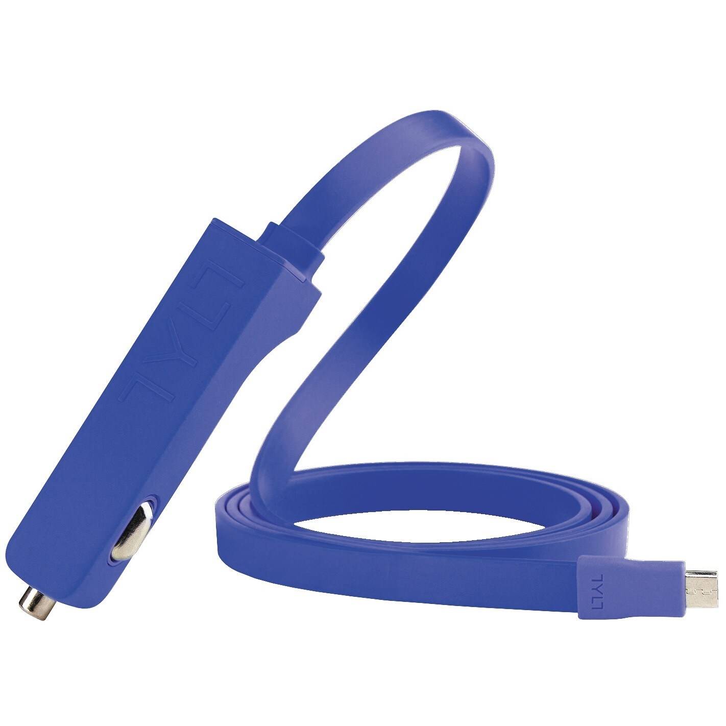 Tylt Ribbn 4.8A autolaturi Micro USB (sininen) - Gigantti verkkokauppa