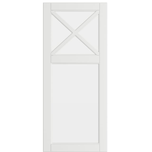 Epoq Heritage vitriiniovi kokonainen lasi 40x92 keittiöön (Classic White)