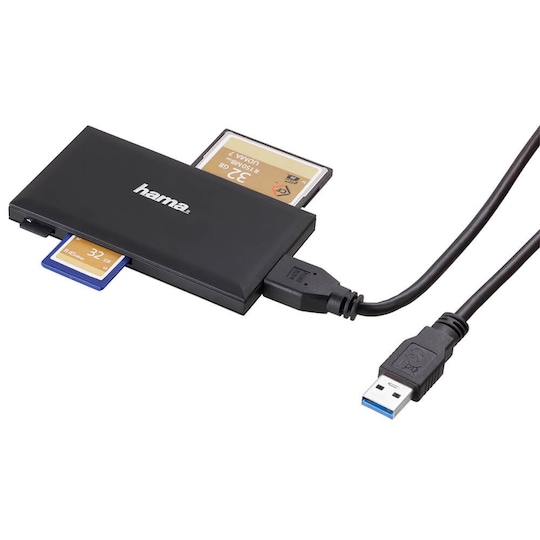 HAMA Kortinlukija Multicard USB 3.0 SD/Micro/CF/MS - Gigantti verkkokauppa