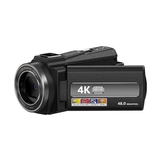 Videokamera 4K/48MP/16x Zoom/IR-pimeänäkö/kaukosäädin - Gigantti  verkkokauppa