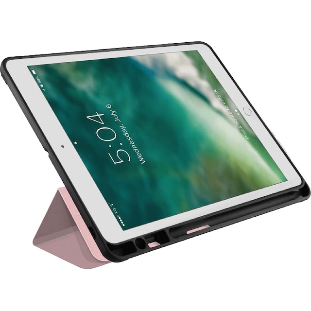 XQISIT Piave iPad 10,2" suojakotelo (vaaleanpunainen)
