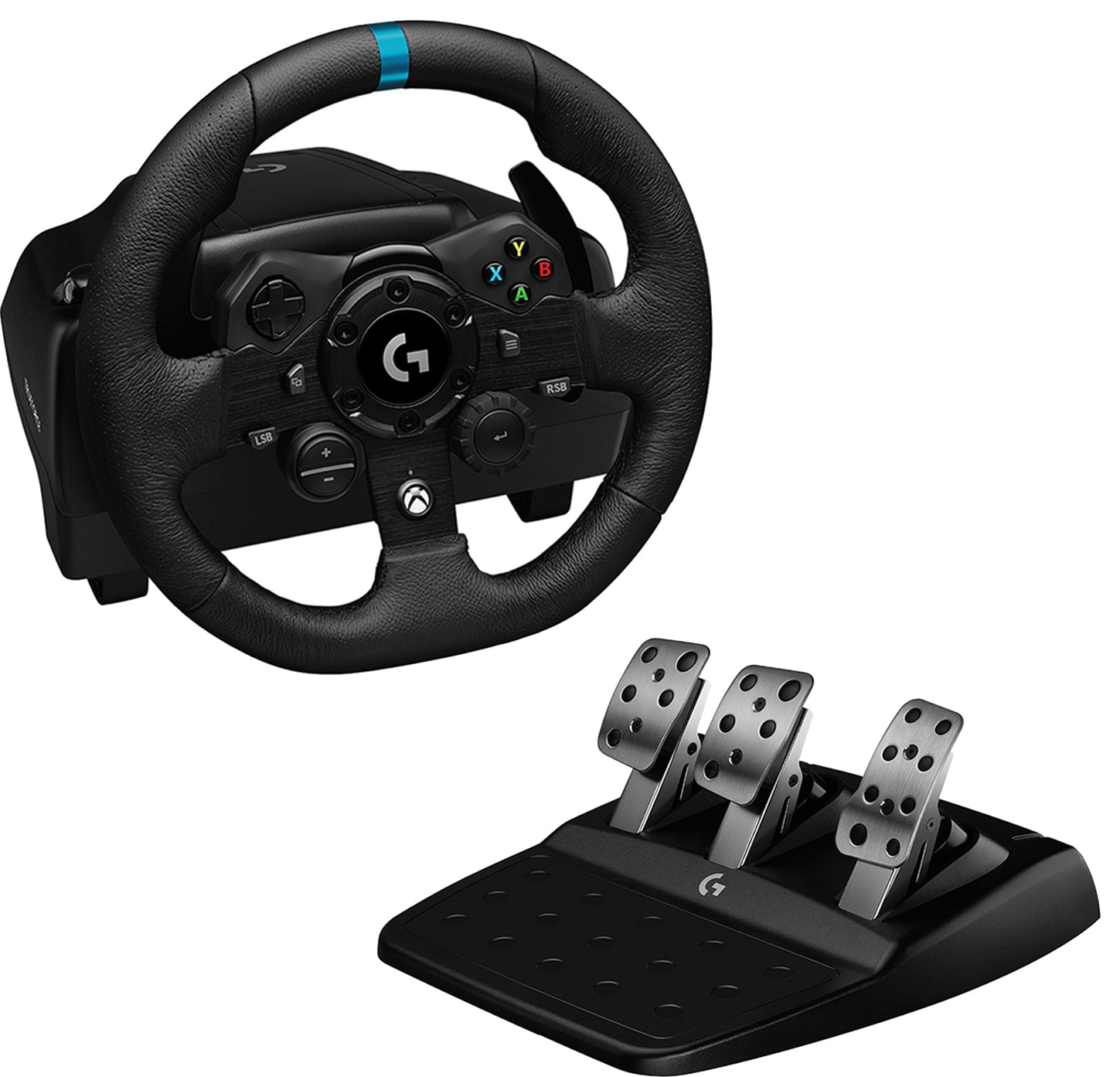 Logitech G923 rattiohjain ja polkimet (PC/Xbox) - Gigantti verkkokauppa