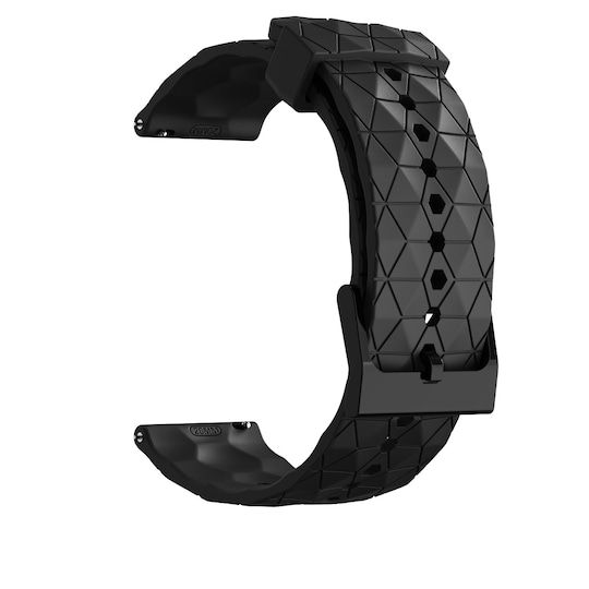 Kellon ranneke, jossa on kuvioitu kuvio Musta 22 mm Samsung Galaxy Watch 3  45mm/Gear S3/