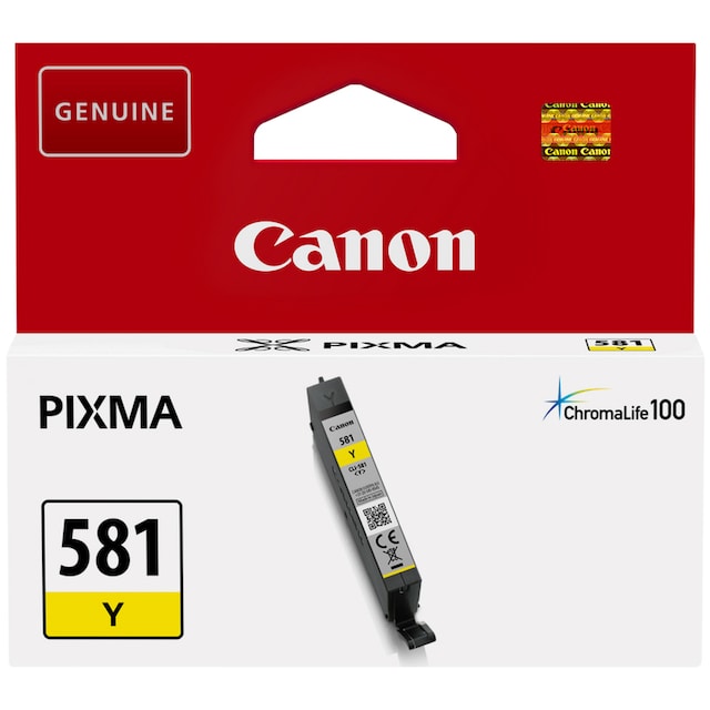 Canon CLI-581XL mustekasetti (keltainen)