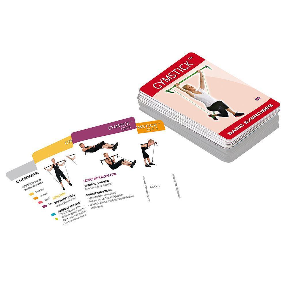 Gymstick Harjoituskortti Exercise Cards Basic Pack, Esteet, tasapaino ja  liikkuvuus - Gigantti verkkokauppa