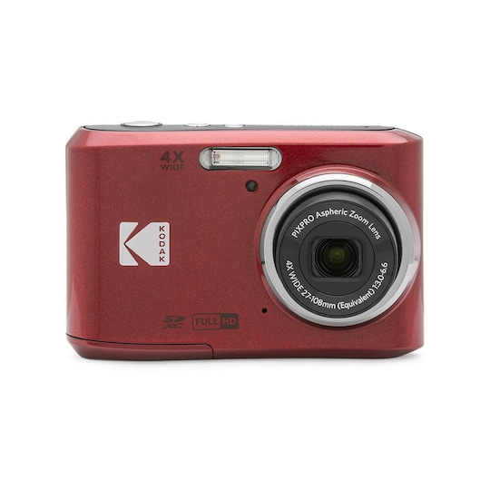 KODAK Digital Camera Pixpro FZ45 CMOS 4x 16MP Red - Gigantti verkkokauppa