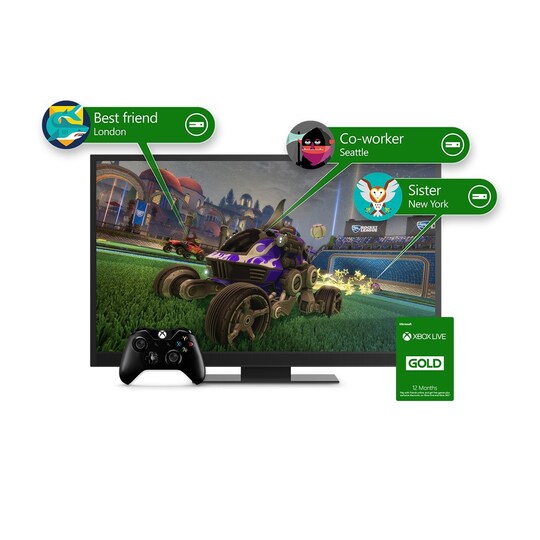 Xbox Live Gold 12 kk jäsenyys (Download) - Gigantti verkkokauppa