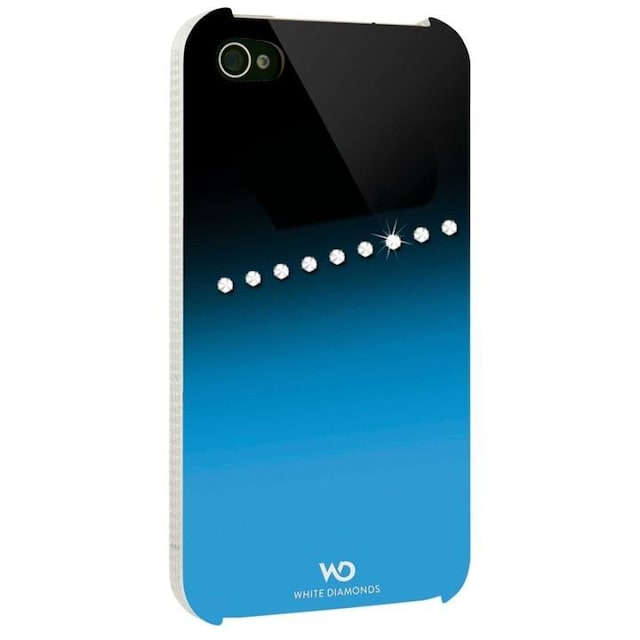 WHITE-DIAMONDS Sash Blue Cover to iPhone 4 4s