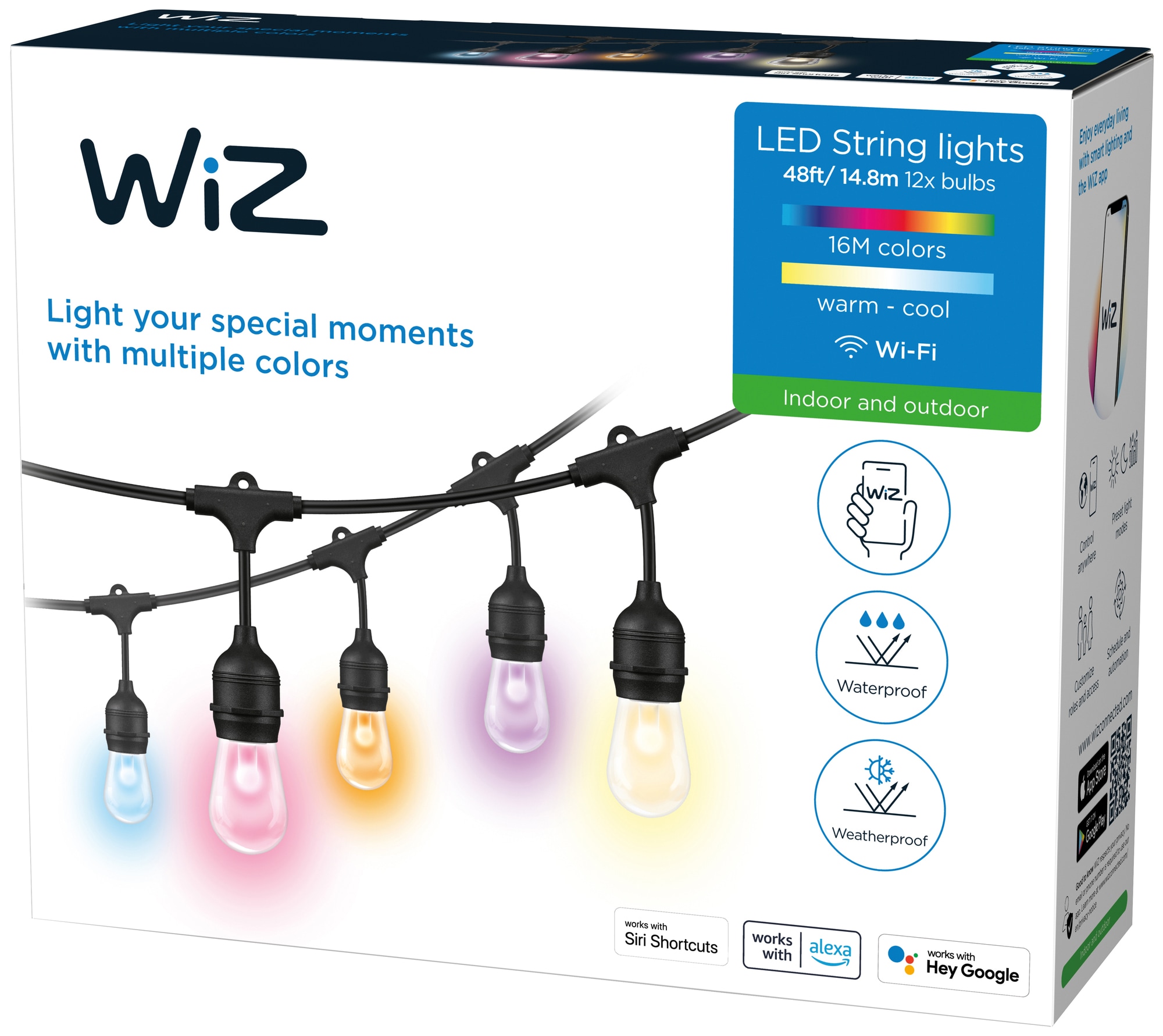 WiZ LED valoketju 8719514554450 - Gigantti verkkokauppa