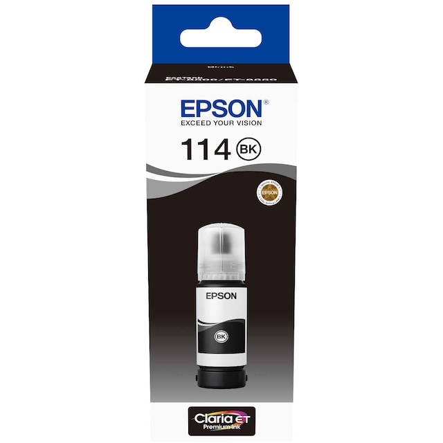 Epson 114 EcoTank Black mustepullo