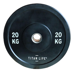 Titan Life PRO Rubber Bumper Plate, Levypainot Bumper 20 kg
