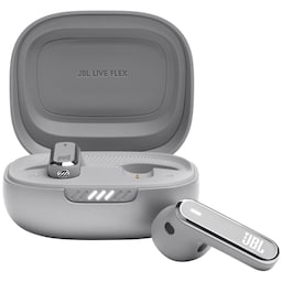 JBL Live Flex täysin langattomat in-ear kuulokkeet (hopea)