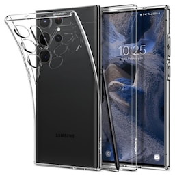 Spigen Liquid Crystal kuori Samsung Galaxy S23 Ultra - Crystal clear