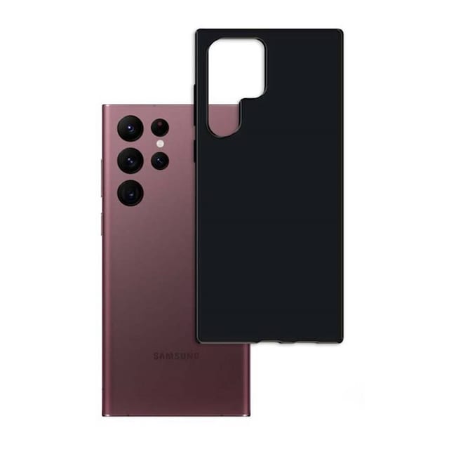 3mk matte case Samsung Galaxy S23 Ultra - Musta