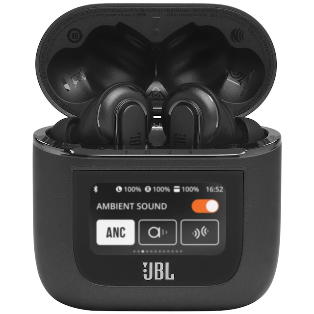 JBL Tour Pro 2 täysin langattomat in-ear kuulokkeet (musta)