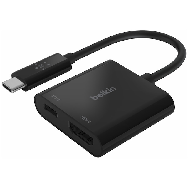 Belkin USB-C – HDMI kaapeli ja lataussovitn (60 W)