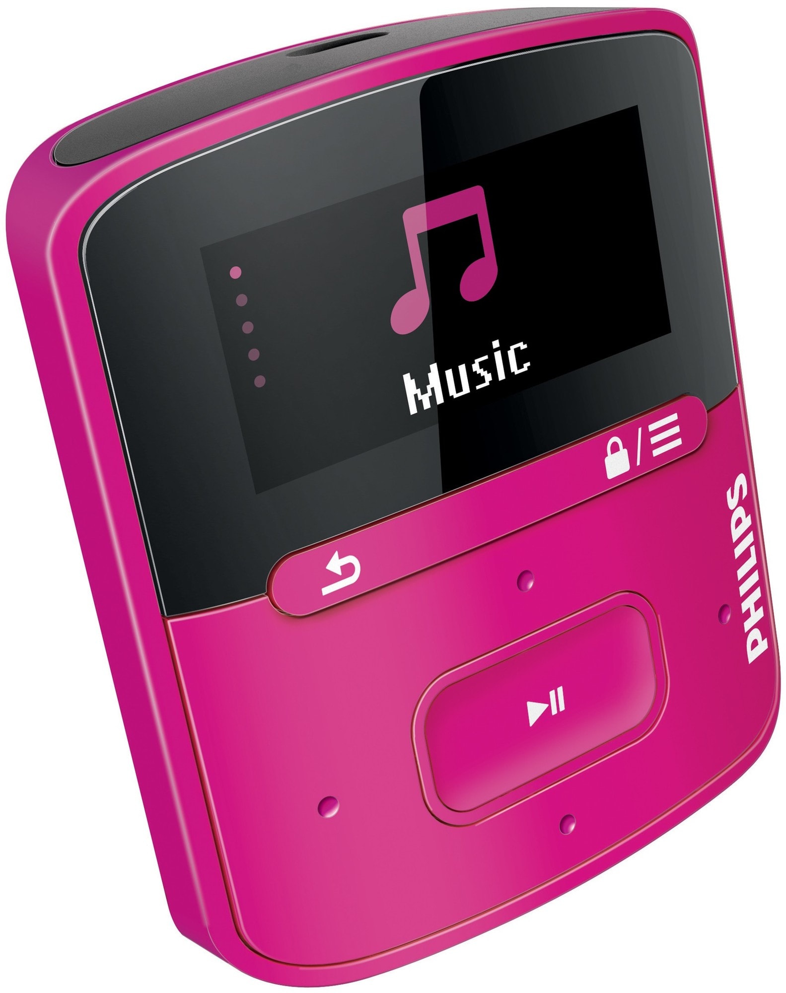 Philips MP3 -soitin 4 GB SA4RGA04PK (pinkki) - Gigantti verkkokauppa