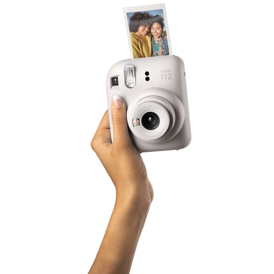 Fujifilm Instax Mini 12 kompaktikamera (valkoinen) - Gigantti verkkokauppa
