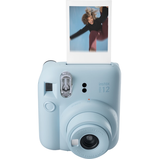 Fujifilm Instax Mini 12 kompaktikamera (sininen, 10 valokuvapaperia)