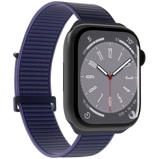 Puro Apple Watch 42-49 mm nailonranneke (sininen) - Gigantti verkkokauppa