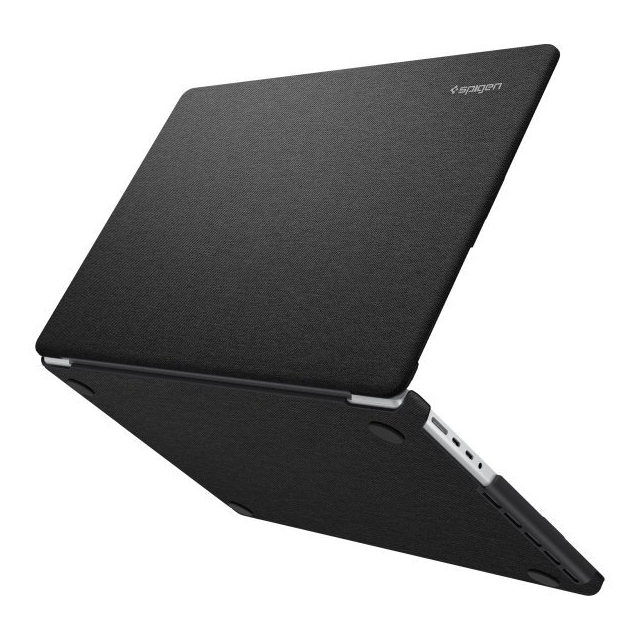 Spigen MacBook Pro 16 M1 (A2485)/M2 (A2780) Kuori Urban Fit Musta