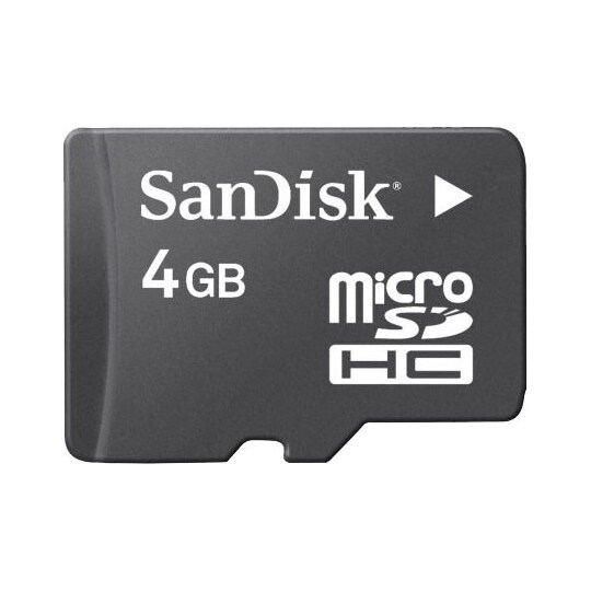 SanDisk MicroSD muistikortti 4 GB - Gigantti verkkokauppa