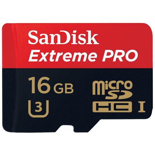 SanDisk Extreme PRO microSDHC 16 GB muistikortti - Gigantti verkkokauppa