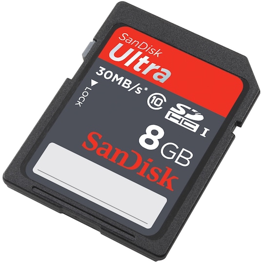 SanDisk Ultra 8 GB SDHC muistikortti - Gigantti verkkokauppa