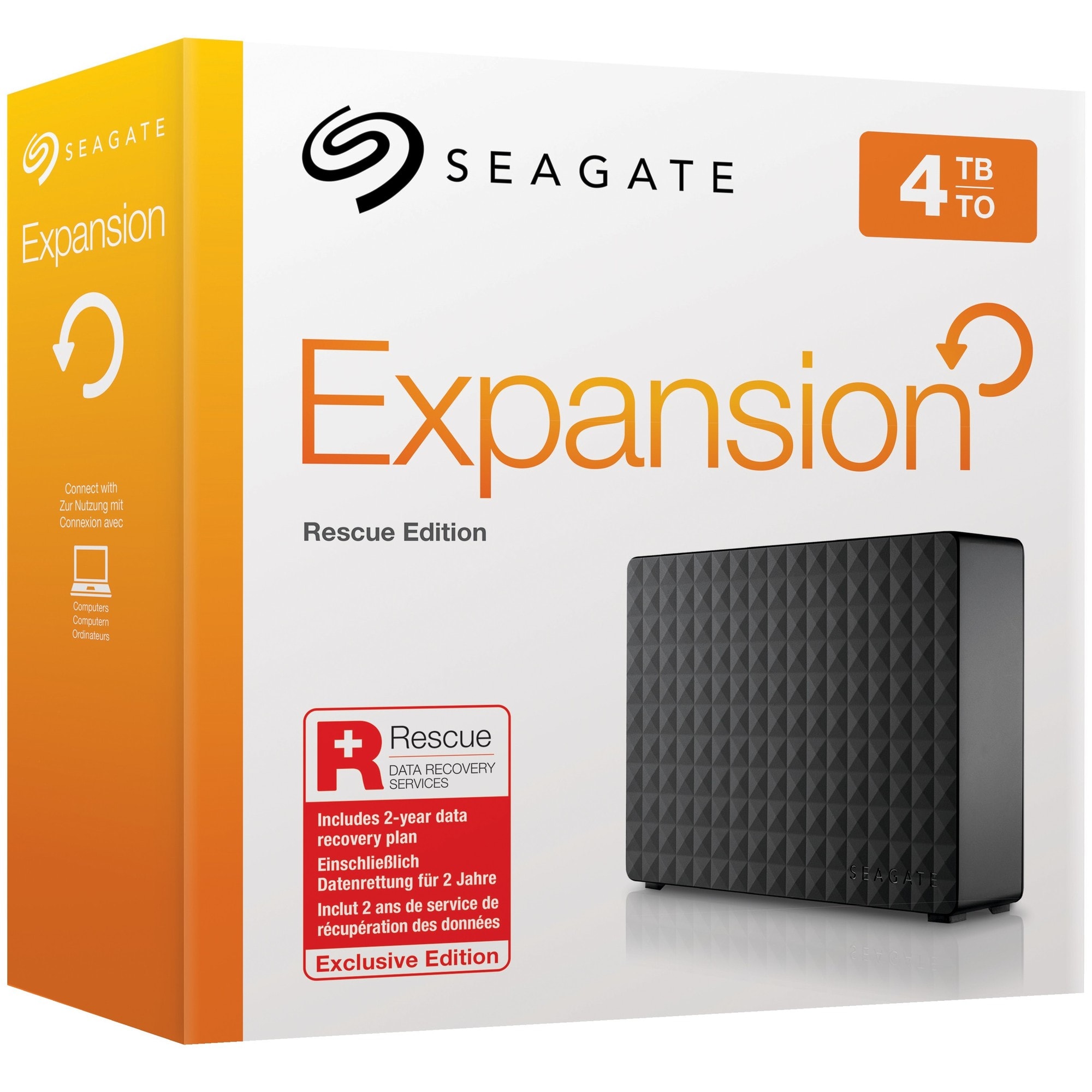 Seagate Expansion Desktop 4 TB ulkoinen kovalevy - Gigantti verkkokauppa