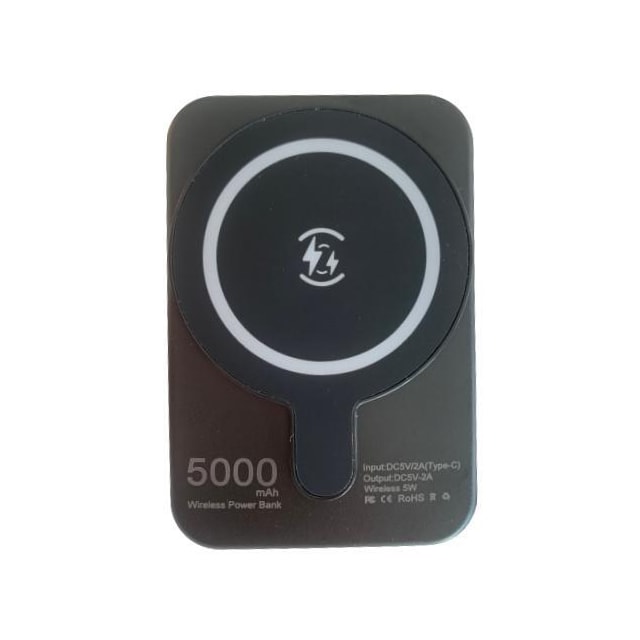 Powerbank kompatibel med MagSafe, 5000mAh