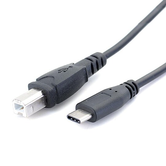 NÖRDIC USB C 3.1–USB 2.0 B -datakaapeli 1 m, USB-tulostinkaapeli - Gigantti  verkkokauppa