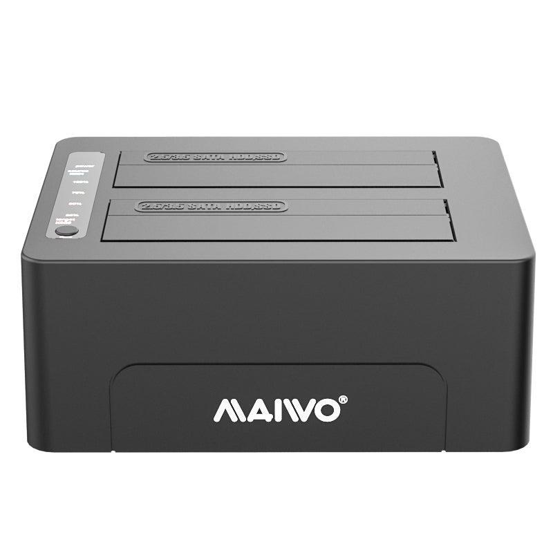 Maiwo K3082C USB C 3.1 GEN2 10 Gb/s telakointiasema 2 kpl 2,5 3,5 SATA- kiintolevy, SSD, 14 Tt:uun saakka, UASP-tuki, SATAIII-tuki, 6 Gb/s -  Gigantti verkkokauppa