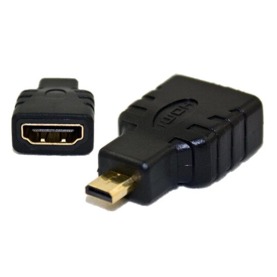 NÖRDIC HDMI-N5006, Micro HDMI ur–HDMI ur -sovitin 4Kx2K 60 Hz 10,2 Gb/s -  Gigantti verkkokauppa