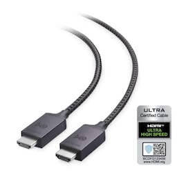 Cable Matters sertifioitu erittäin nopea HDMI2.1 AOC optinen kuitukaapeli, 15 m, 8K 60 Hz 4K 120 Hz 48 Gb/s Dynamic HDR, eARC, VRR
