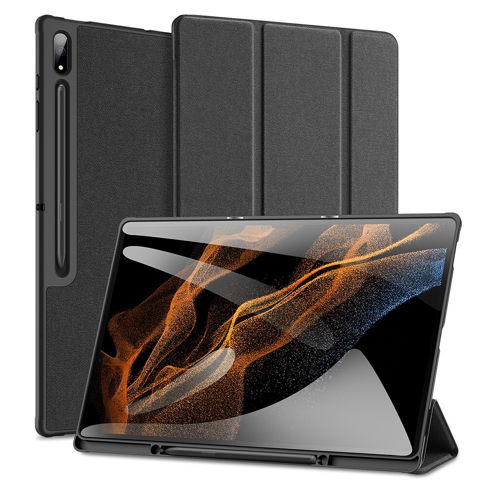 DUX DUCIS Samsung Tab S8 Ultra DOMO Series Trifold Suojakotelo - Musta -  Gigantti verkkokauppa