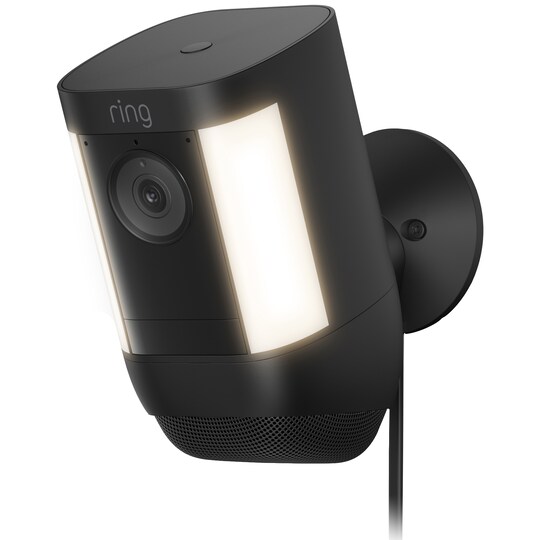 Ring Spotlight Cam Pro valvontakamera (musta/pistokeliitäntä) - Gigantti  verkkokauppa
