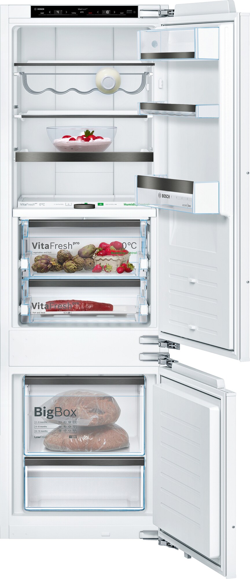 Bosch Jääkaappi-pakastin yhdistelmä KIF87SDB0 - Gigantti verkkokauppa