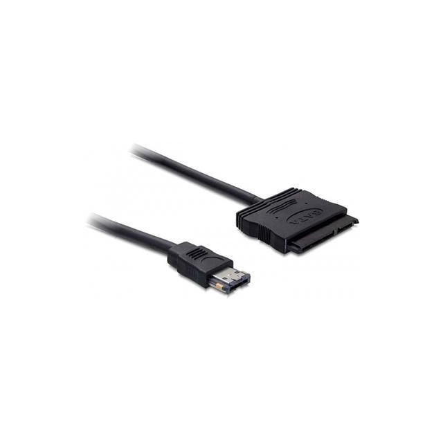 DeLOCK SATA/USB > Power Over eSATA kaapeli, 1m, valkoinen