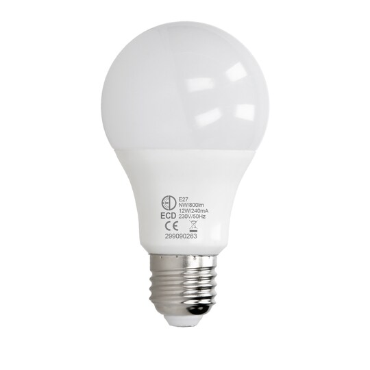ECD Germany 6 kpl E27 LED-lamppu 12W - korvaa 75W hehkulampun - neutraali -  Gigantti verkkokauppa