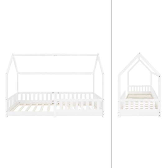 Lasten sänky Fall-Out Protection Lasten valkoinen sänky Puinen sänky  200x90cm - Gigantti verkkokauppa