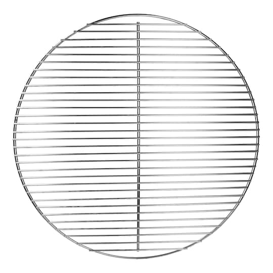 Pyöreä ruostumattomasta teräksestä valmistettu grilli, Ø 54,5 cm, jossa on  - Gigantti verkkokauppa