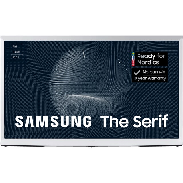Samsung 50" LS01B The Serif 4K QLED älytelevisio (2023/valkoinen)