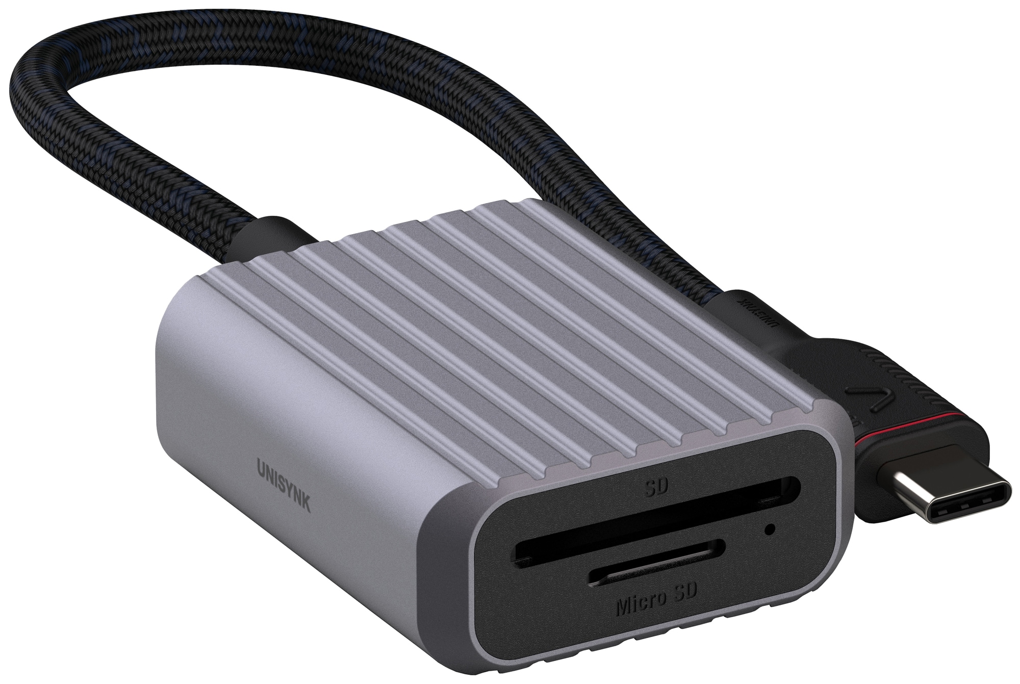 Unysink USB-C to Memory Card adapteri 10382 (harmaa) - Gigantti verkkokauppa
